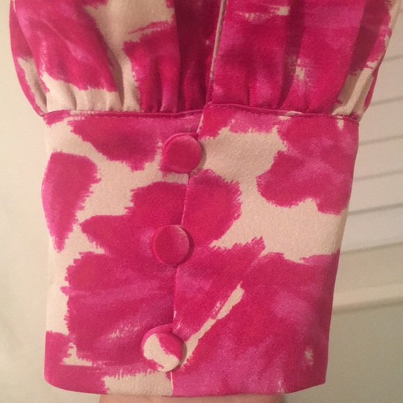 🎉HPx2🎉 J.Crew V-Neck Button Top Shaded Floral Sz00 - Picture 10 of 10